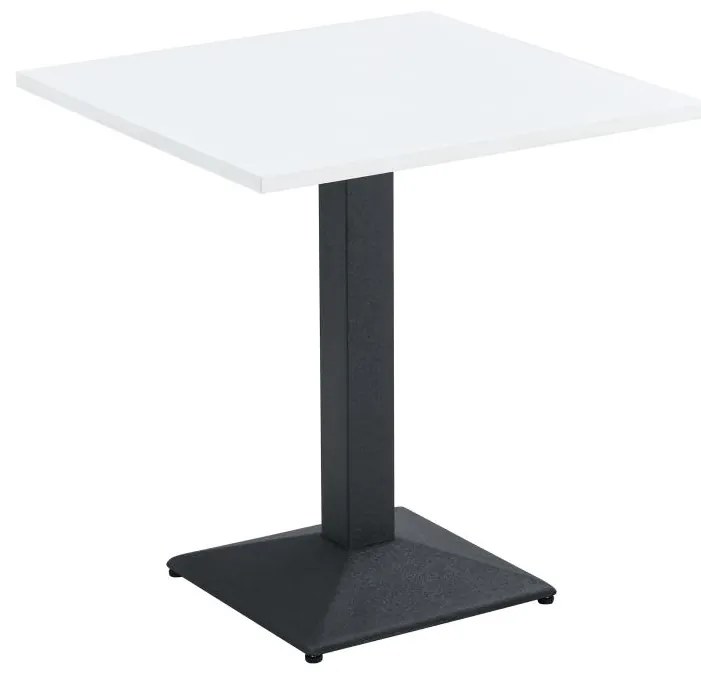 Masă de sufragerie Rahola 1 (alb + negru) (pentru 2 persoane). 1116486