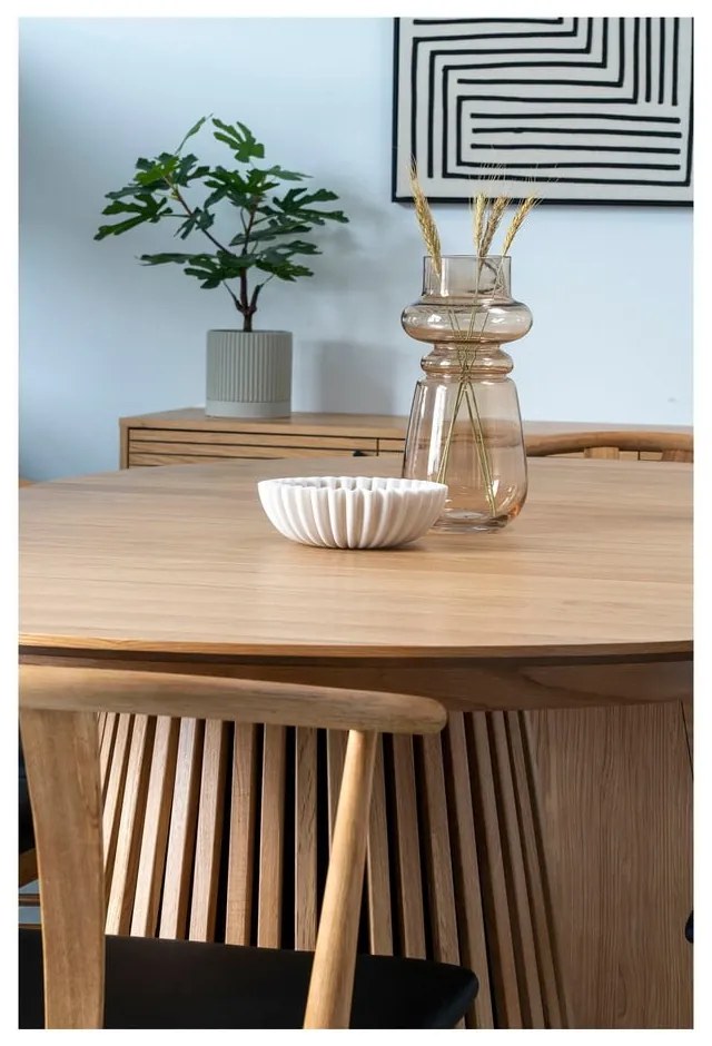 Vază maro deschis din sticlă (înălțime 31 cm) – House Nordic