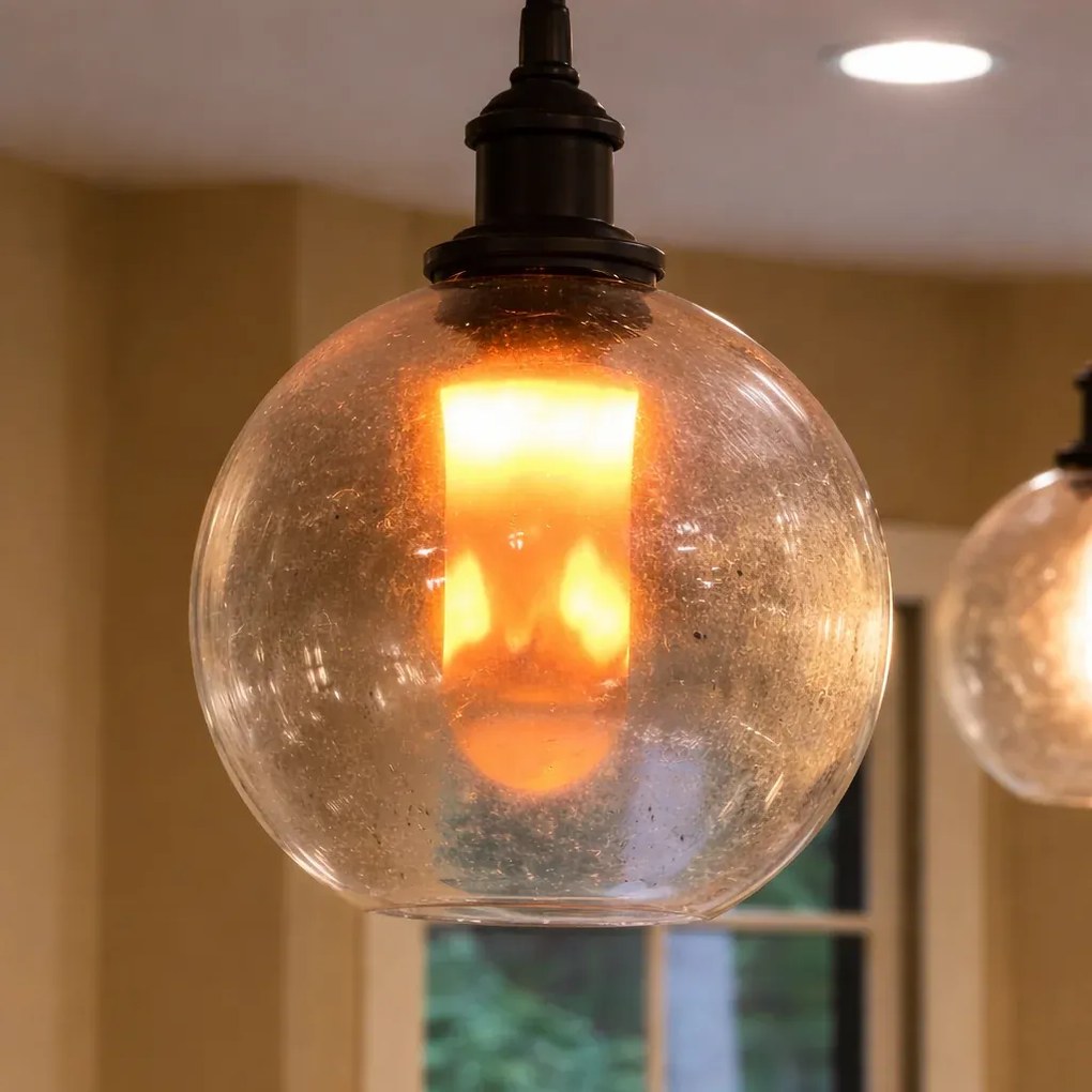 Zaparkorun Bec LED HYO-2, 5W - imitație de flacără - orange