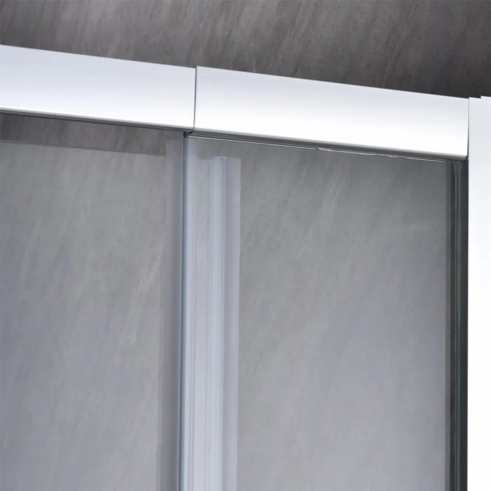 Ușă de duș reglabilă flexibilă 76-91x185 cm