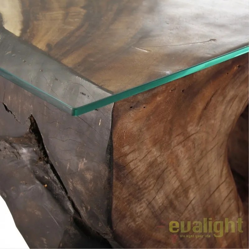 Consola design unicat din lemn masiv de suar CUSCO 22521 VH