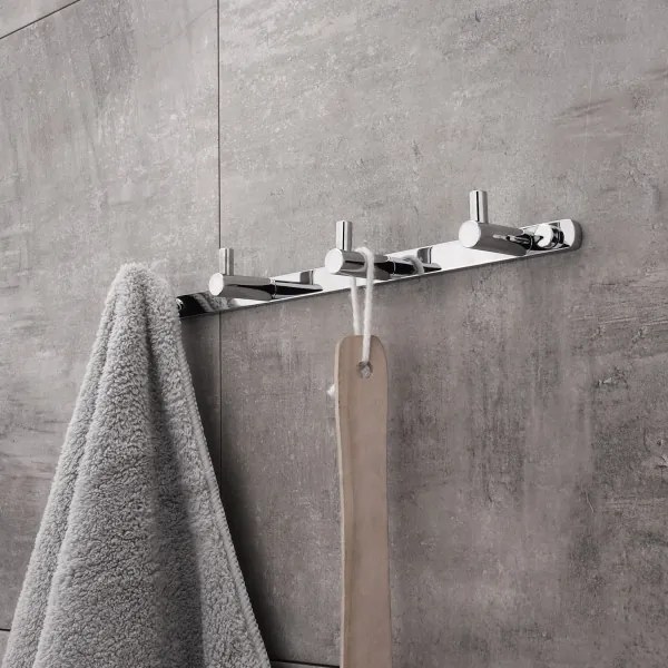 Suport de perete pentru prosoape NIMCO BR 11104-26 BORMO 30 cm crom lucios