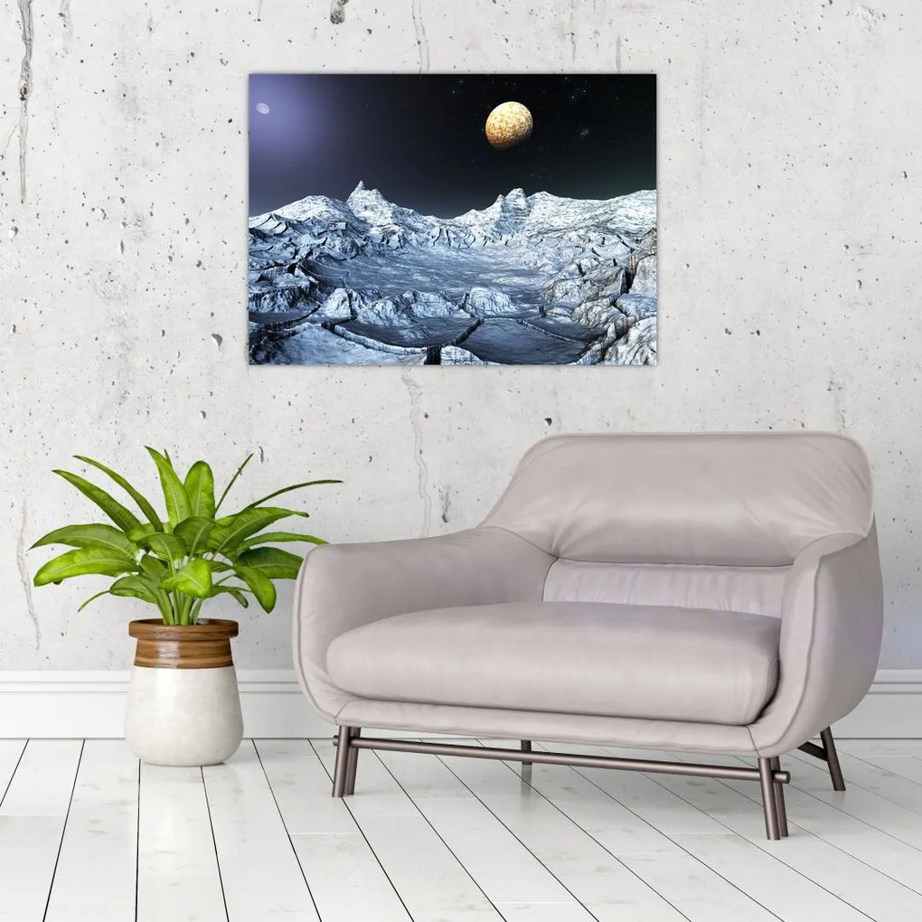 Tablou cu sat (70x50 cm)