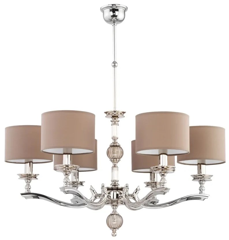 Candelabru 6 brate design modern realizat manual Tivoli