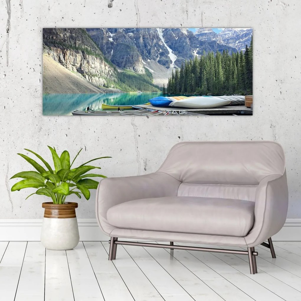 Tablou - Moraine Lake (120x50 cm)
