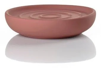 Săpunieră roșu-deschis din porțelan Nova – Zone