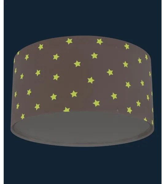 Plafonieră pentru copii STAR LIGHT 2xE27/60W/230V roz Dalber 82216S