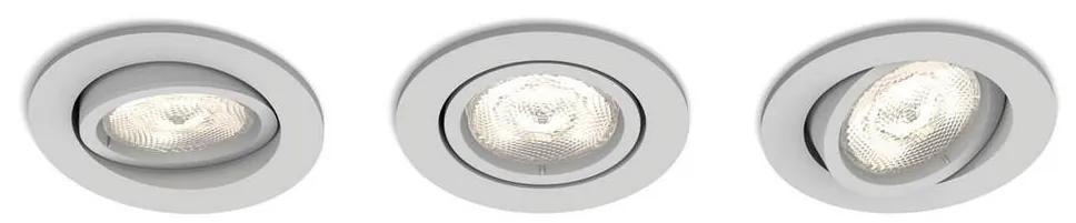 SET 3x plafonieră LED dimabilă CASEMENT LED/4,5W/230V Philips 50113/87/P0