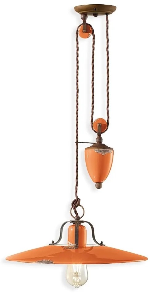 Pendul cu inaltime reglabila design retro realizat manual din ceramica COUNTRY