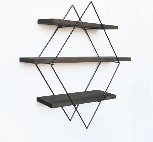 Etajeră de perete 60x60 cm molid