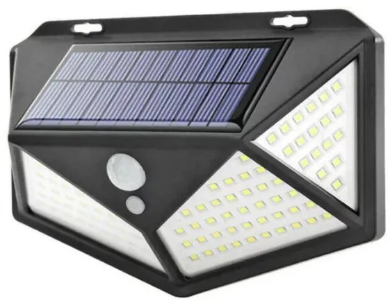 Lumină solară LED cu detectare a mișcării SH-100 - 100 LED