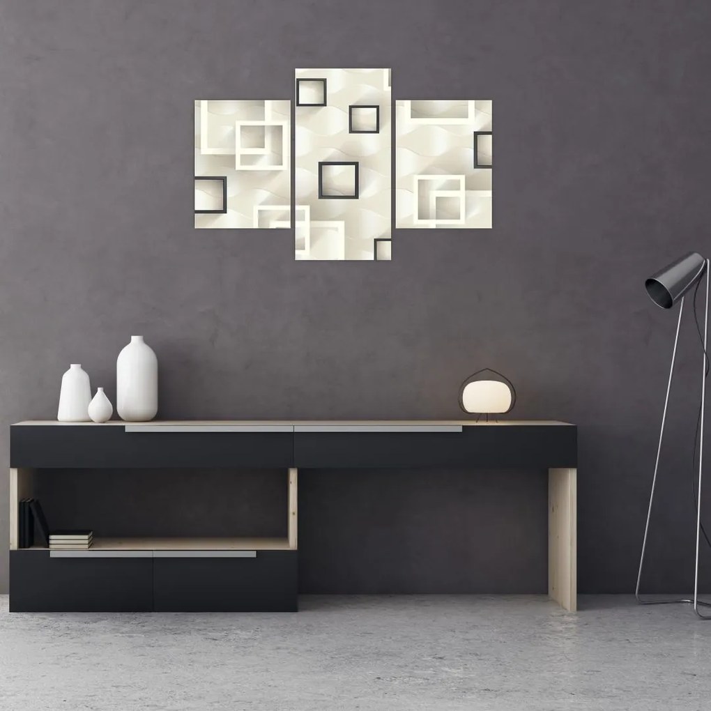 Tablou geometric abstract (90x60 cm)