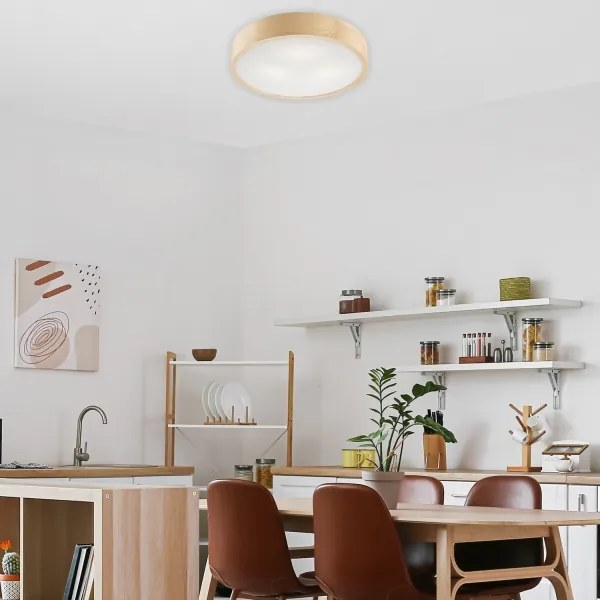 Plafonieră NATURAL 3x E27/60W/230V, Ø 47,5 cm, pin