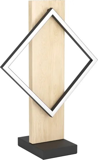 Eglo 901932 - Lampă LED de birou BOYAL LED/13W/230V negru/bej