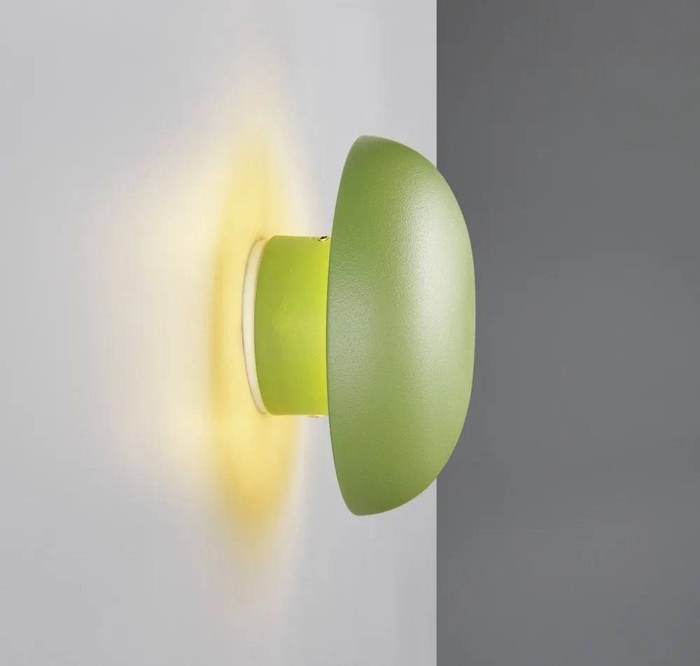 Aplică de perete verde LED cu USB Davey – Reality