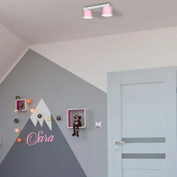 Plafonieră DIXIE 2xGX53/11W/230V roz