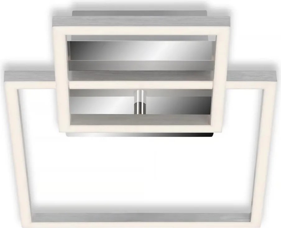 Plafonieră LED dimabilă, 12W, 230V, 3000K, crom mat