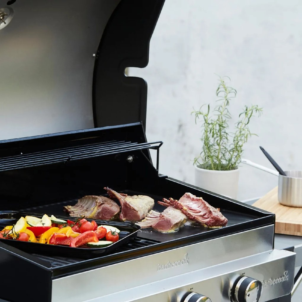 Barbecook BC-GAS-2003 Spring 3212 grătar pe gaz cu depozitare, arzător lateral, 133x57x115cm
