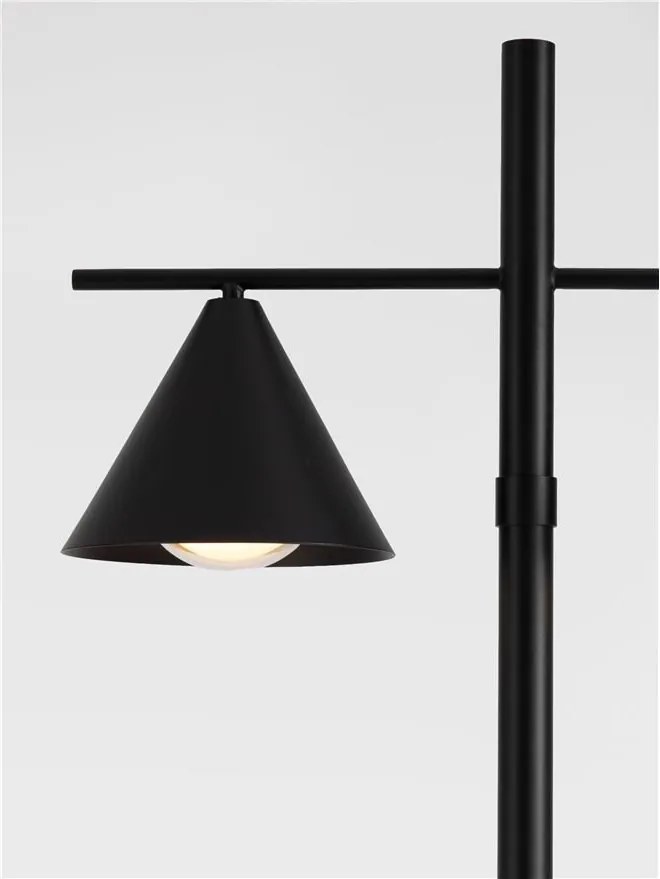 Stalp de exterior IP65 ORIX negru H-220cm