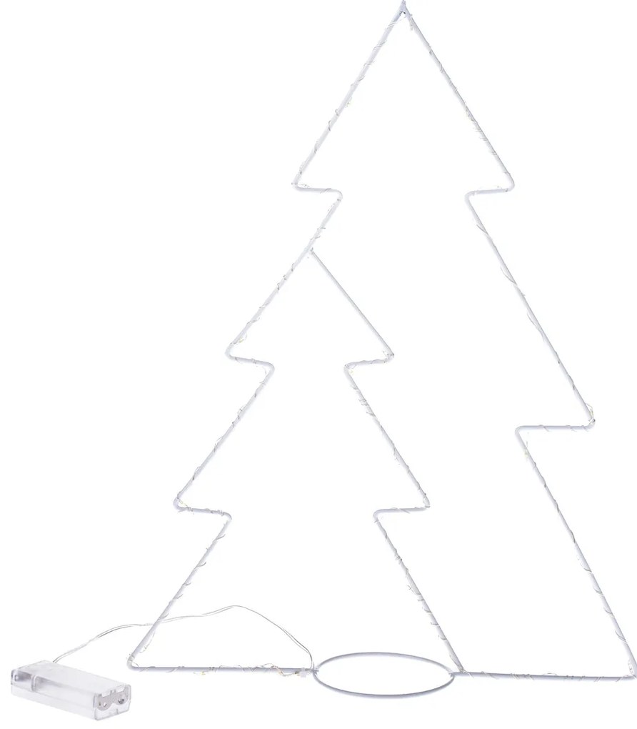 Decorațiune luminoasă de Crăciun Brazi, 45 x 33 cm, 25 LED-uri