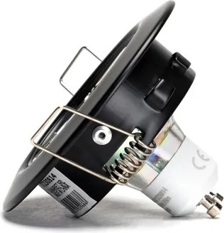 Aigostar - Set 3x spot LED încastrat 1xGU10/4,5W/230V 3000K negru