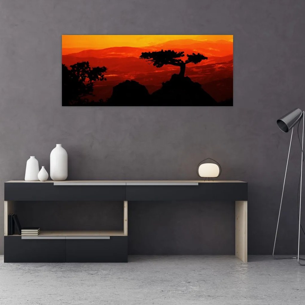 Tablou -Apus de soare (120x50 cm)