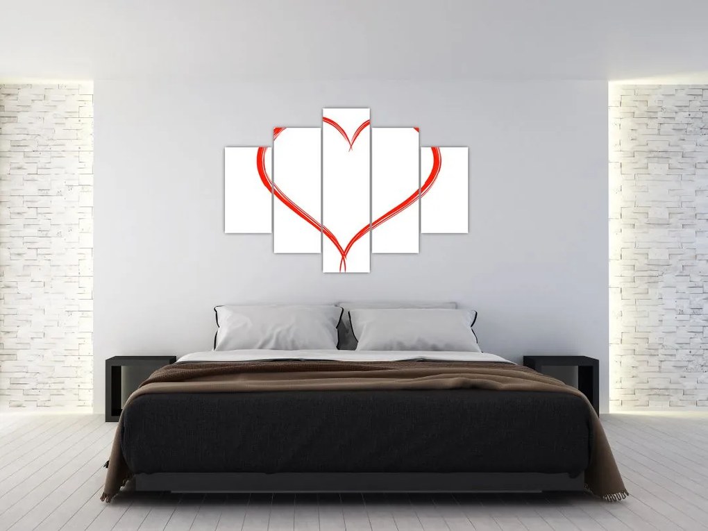 Tablou cu inima (150x105 cm)