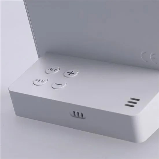 Termometru digital Solight TE48W - alimentare 5V/2xAAA + 2xAAA, alb