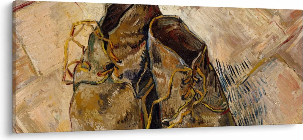 Tablou - Vincent van Gogh, Shoes, reproducere (120x50 cm)