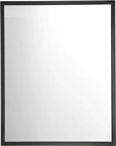 Oglinda baie 60x75 cm cu rama Comad Brooklin negru mat