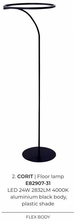 Lampadar, Lampa de podea LED design minimalist CORIT