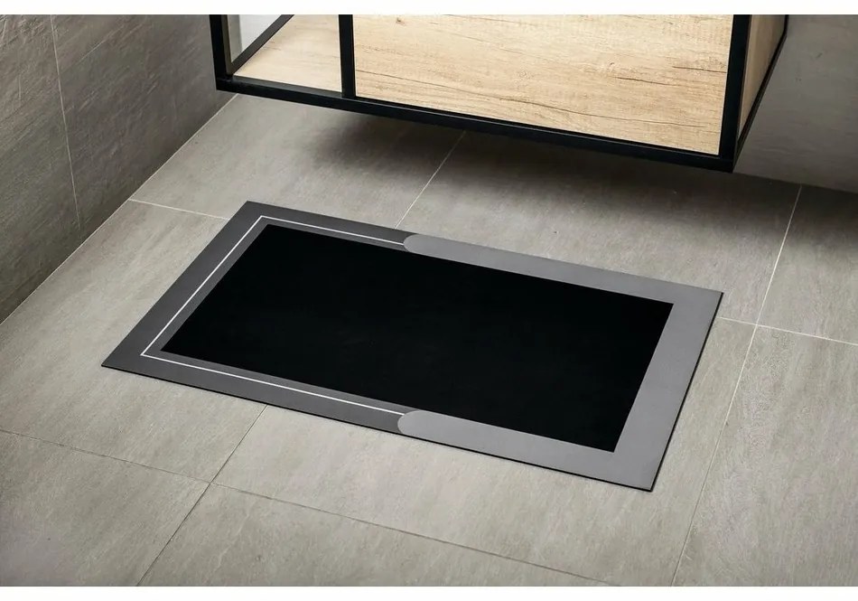 AQUALINE PCD014 covor de baie 50 x 80 cm, gri