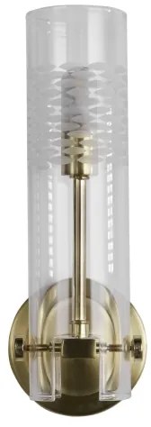 Aplică Searchlight 27981SB SCOPE 1xG9/33W/230V alamă