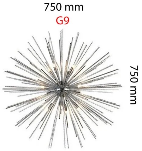 Abajur pentru lustră Azzardo AZ2119 G9 d. 750 mm