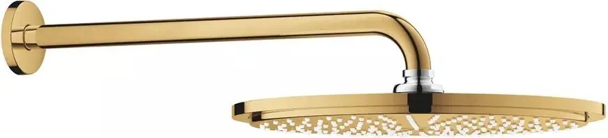 Palarie si brat de dus Grohe Rainshower Cosmopolitan 310 auriu lucios Cool Sunrise 1 functie