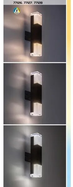 Rabalux 77126 - Aplica LED exterior DARVAS 7W 230V IP54