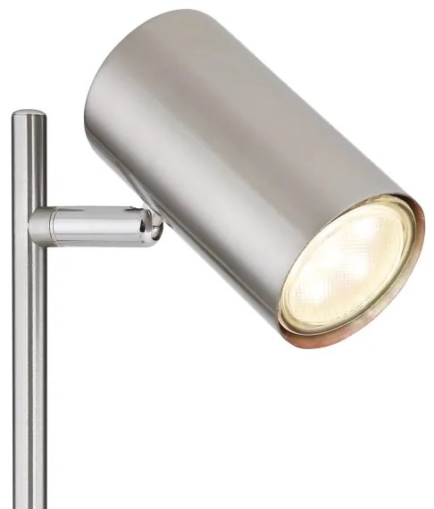 Lampă de masă Globo 57910T ROBBY 1xGU10/5W/230V crom mat