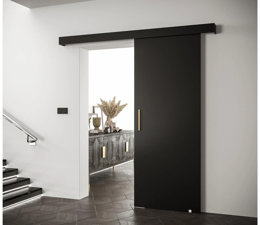 Uși culisante 80 cm Slavdro 1 (negru mat). 1108793