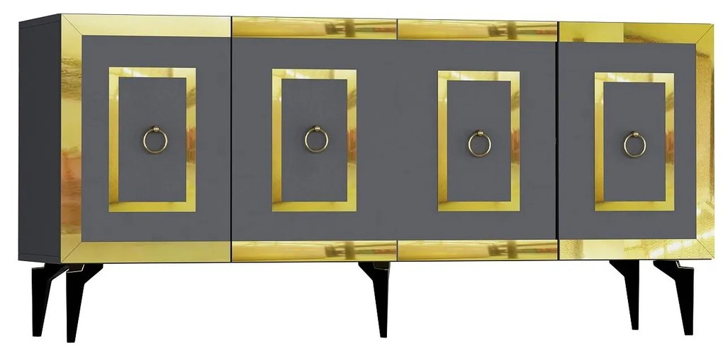 Dulap Pemava 1 (antracit + auriu) . 1093527