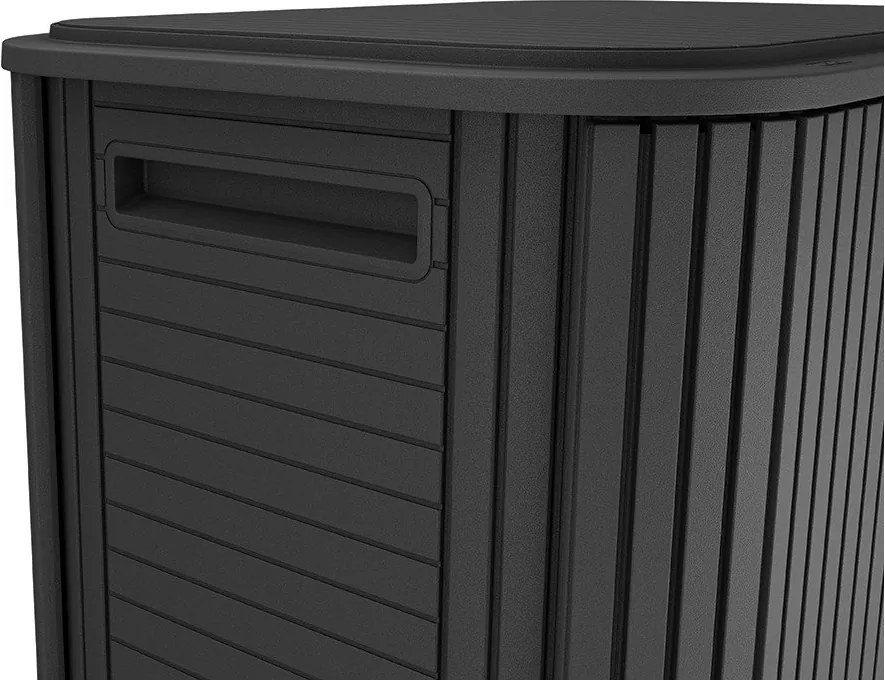 Cutie de depozitare pentru grădină gri din plastic Velo – Keter