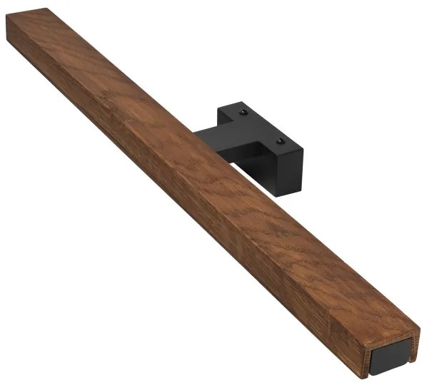 Aplică LED pentru oglindă de baie Brilagi WOODY MIRROR LED/12W/230V IP44 stejar/negru