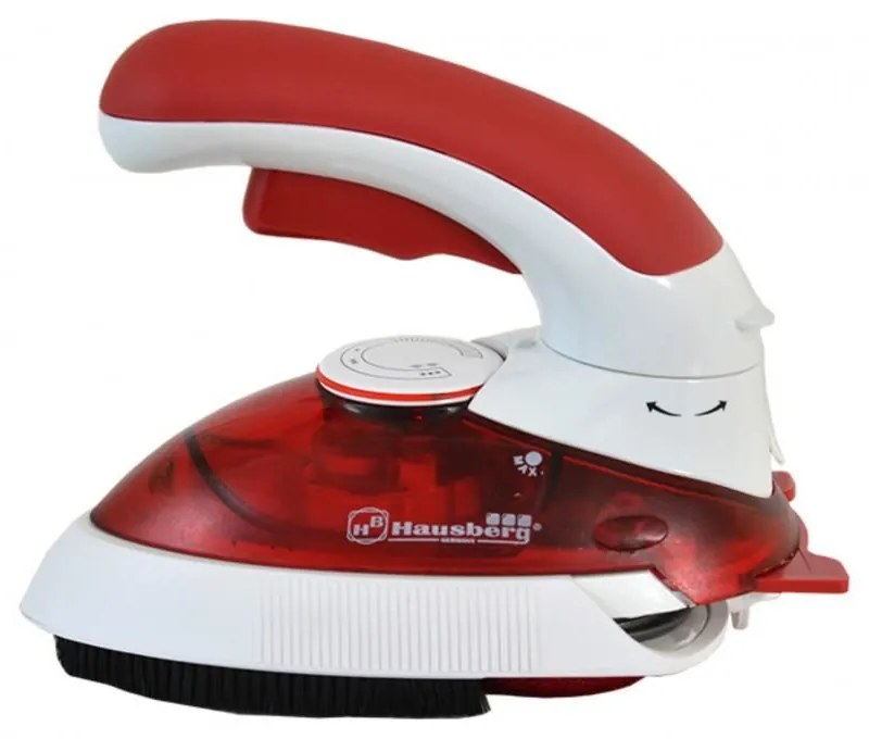 Fier calcat de voiaj Hausberg HB-7810RS, 1000W, Rosu
