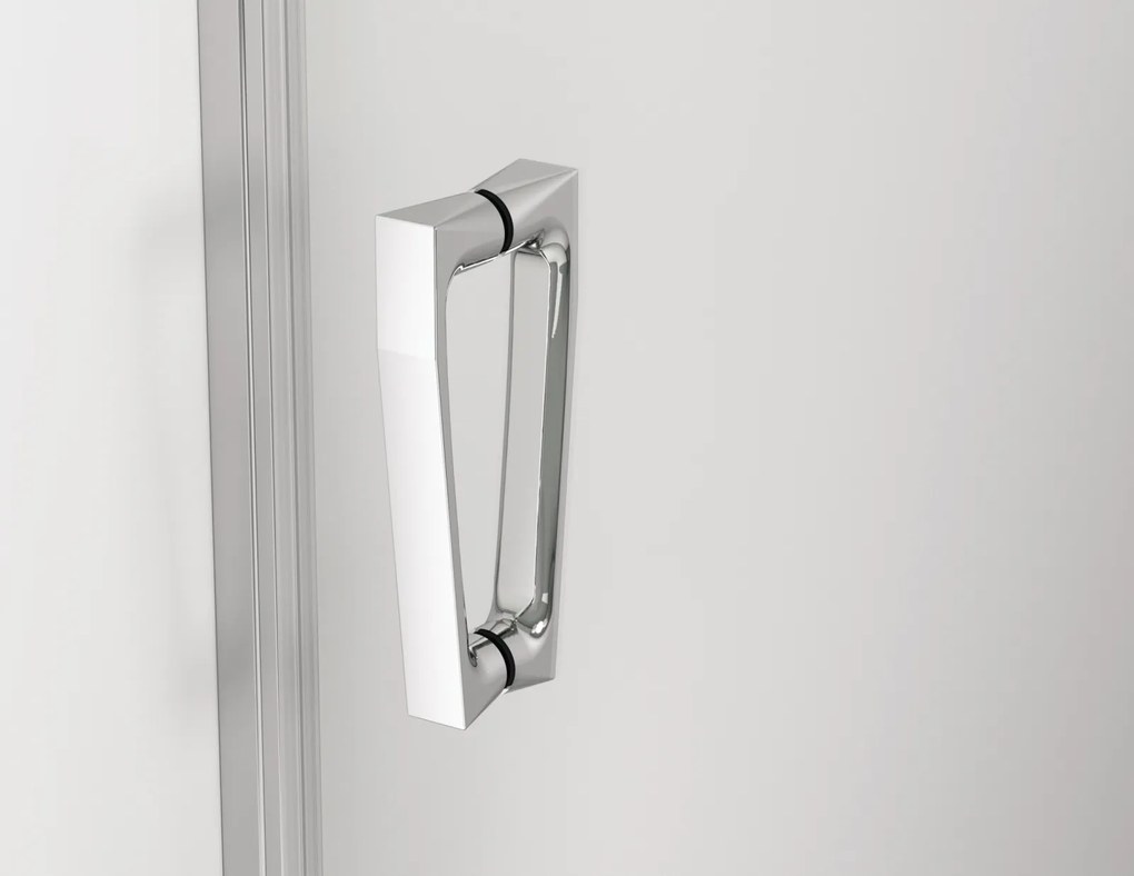 Usa batanta cu profil compensator, crom, 70 cm, instalare dreapta, Ronal Cadura 700 mm, Crom, Dreapta