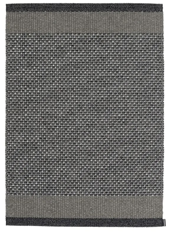 Covor pentru exterior și interior gri antracit 60x85 cm Edit Charcoal – Pappelina