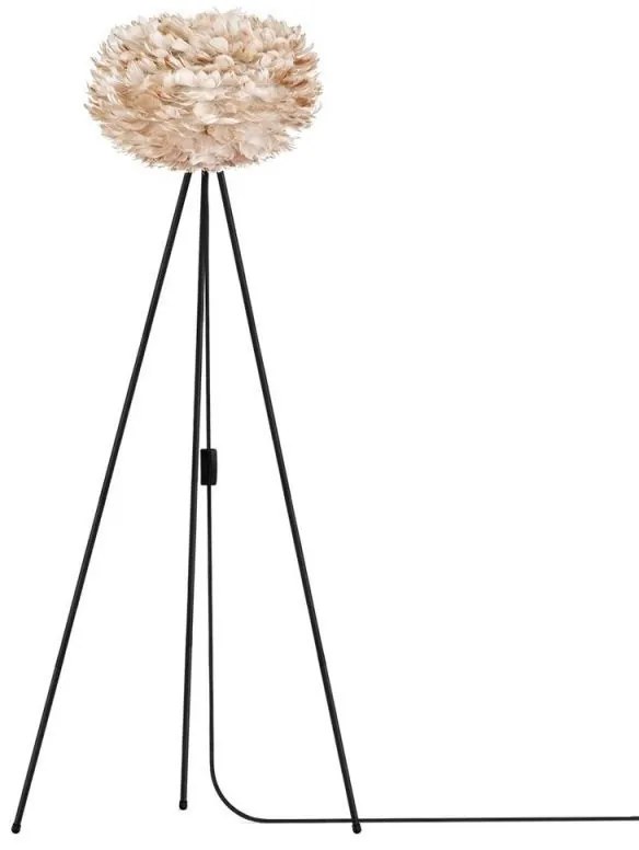 Accesoriu lampadar, Trepied negru pentru abajurul cu pene Eos si Silvia