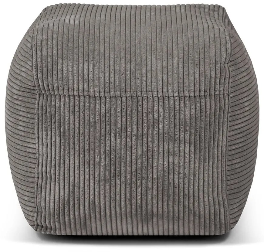 Fotoliu bean bag verde mentă cu tapițerie din catifea reiată Plus 50 Lounge – SLOWDOWN