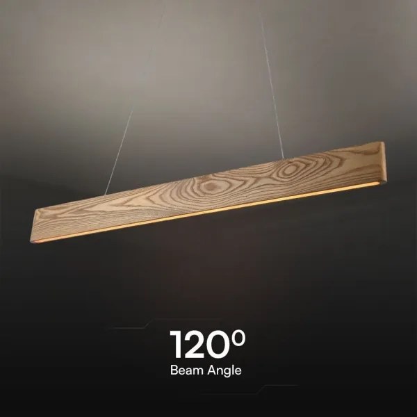 Lustră LED pe cablu LED/24W/230V 3000K maro