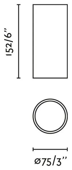 Spot LED aplicat tavan ROL 15W negru