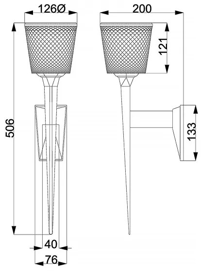 Aplică LED pentru baie Elstead BATH-VERITY-PG VERITY 1xG9/3W/230V IP44