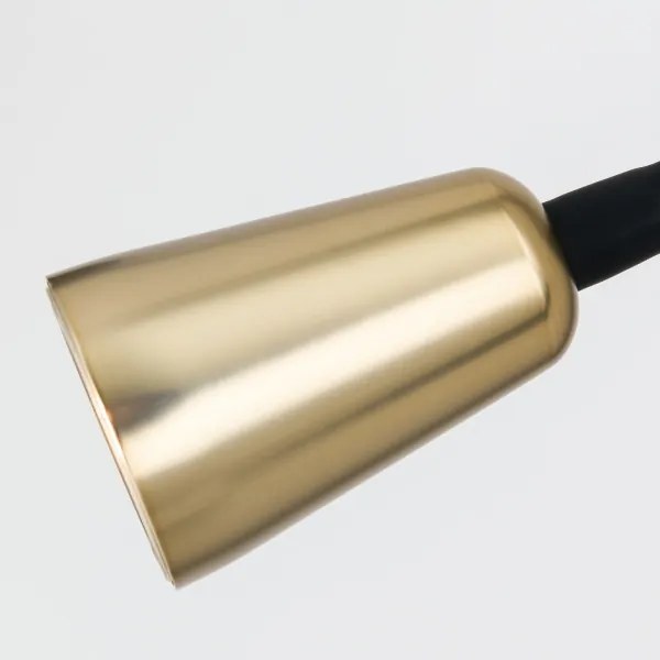 Orion DOTTY - Lampă de perete flexibilă dimmabilă 1xGU10/10W/230V negru/alamă